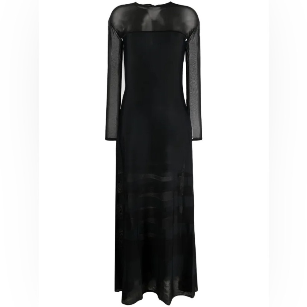 Ralph Lauren Collection Black Long Sleeve Dress